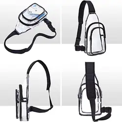 Bolsa Impermeable Transparente PVC Cruzada