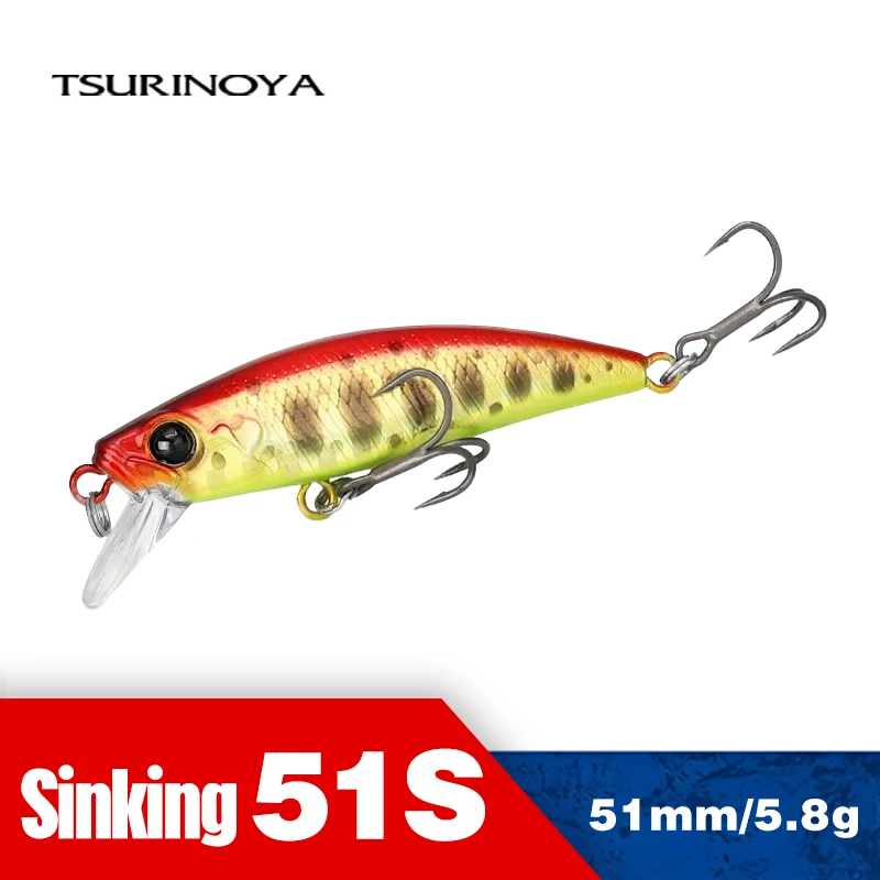Tsurinoya Minnow Intruder 51S – 51mm 5,8g hundimiento para trucha