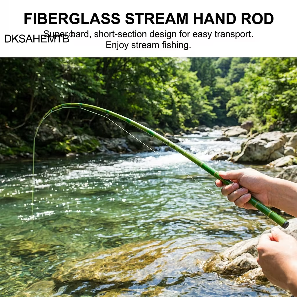 Cañas fibra vidrio ultra resistentes para pesca en arroyos - imagen 2