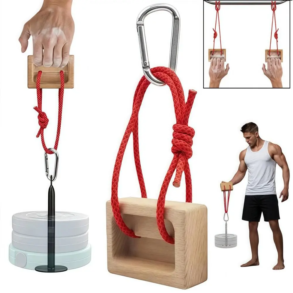 Tablero escalada madera con agarres y doble bolsillo - imagen 5