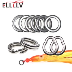 Elllv Anillo dividido de acero inoxidable para conector de señuelo