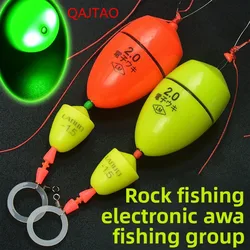 Flotadores electrónicos luminosos QAJTAO para pesca nocturna en roca