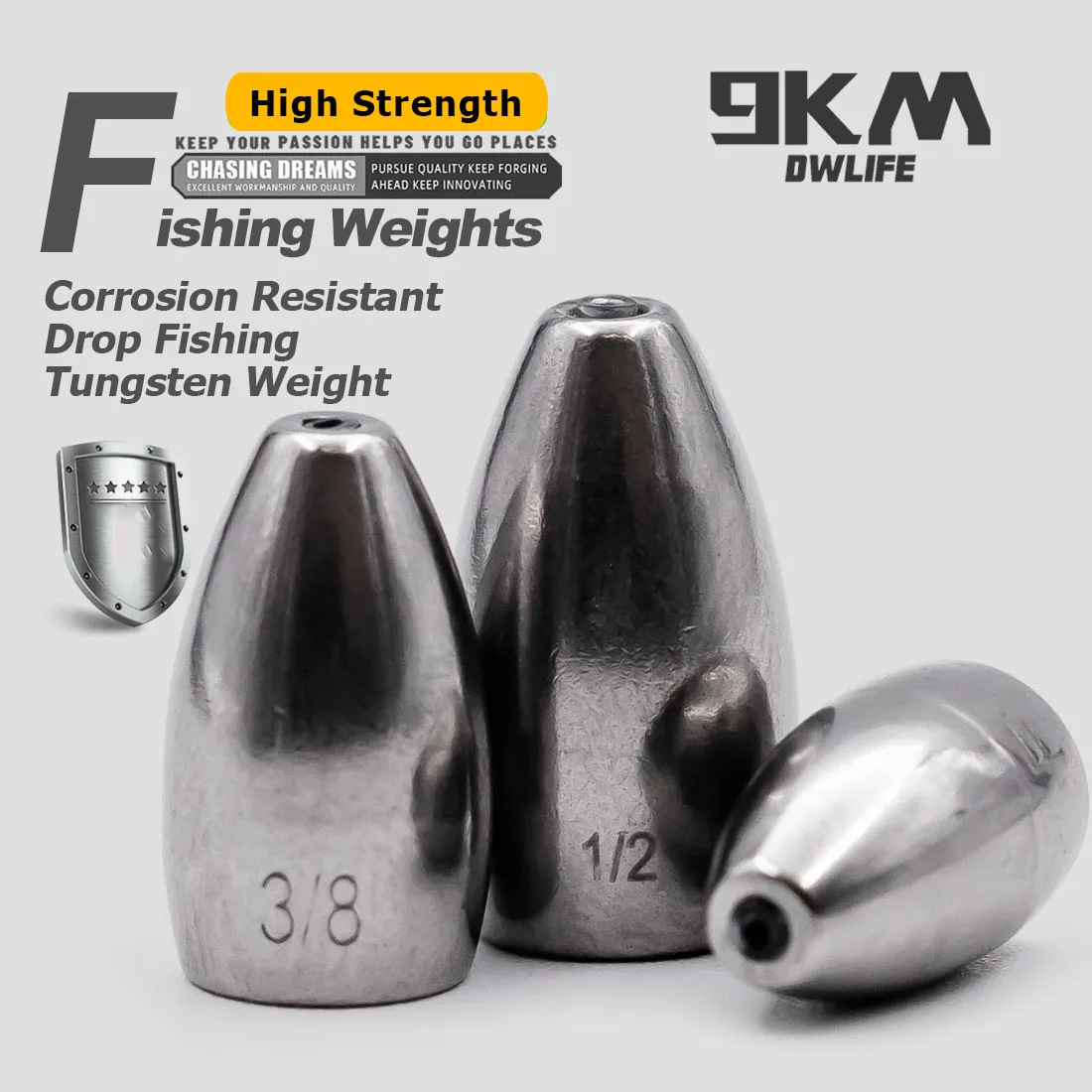 Plomos de tungsteno para Texas Rig