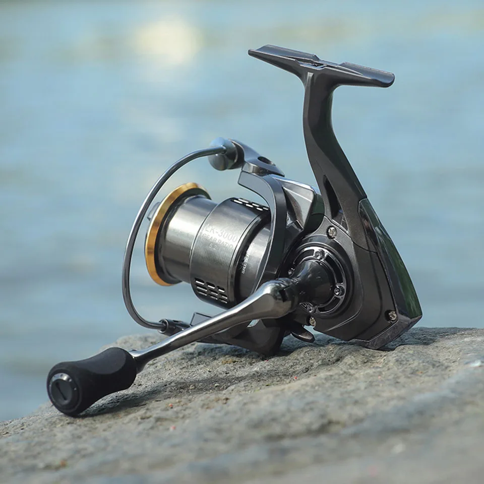 WALK FISH Carrete Giratorio 1000-3000 Doble Mango - Arrastre 10kg - imagen 4