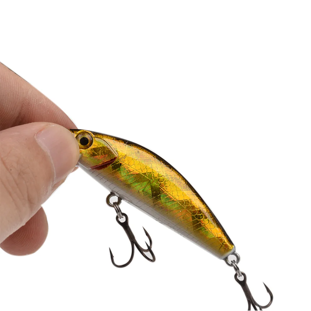 Señuelo Wobbler Minnow hundimiento para lubina con ojos 3D