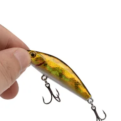Señuelo Wobbler Minnow hundimiento para lubina con ojos 3D