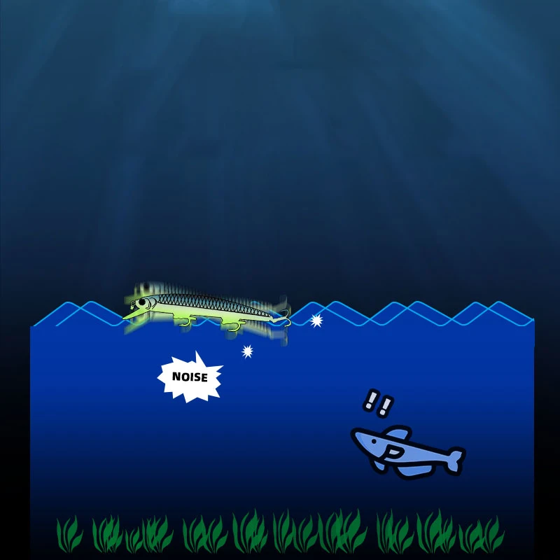 Señuelo Minnow para Lucio LETOYO wobbler suspendido y jerkbait - imagen 5