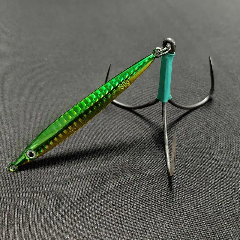 Anzuelos de acero alto carbono con cuchilla para jigging largo carpa - imagen 5
