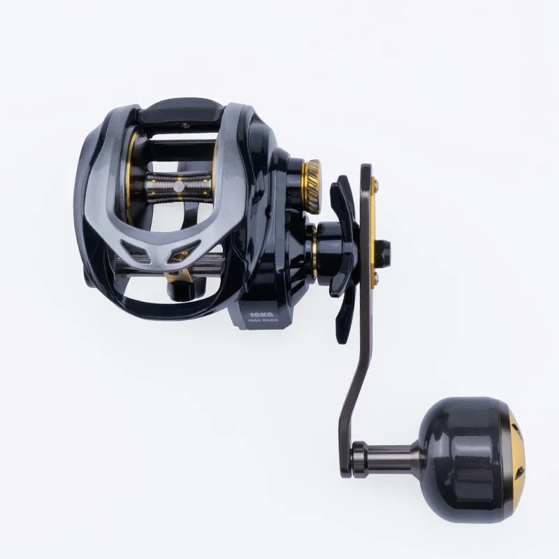 Carrete DEUKIO Big Baitcaster con mango extendido - imagen 3