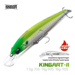 Kingdom Kingart-II Señuelo Hundido para Trucha y Lubina