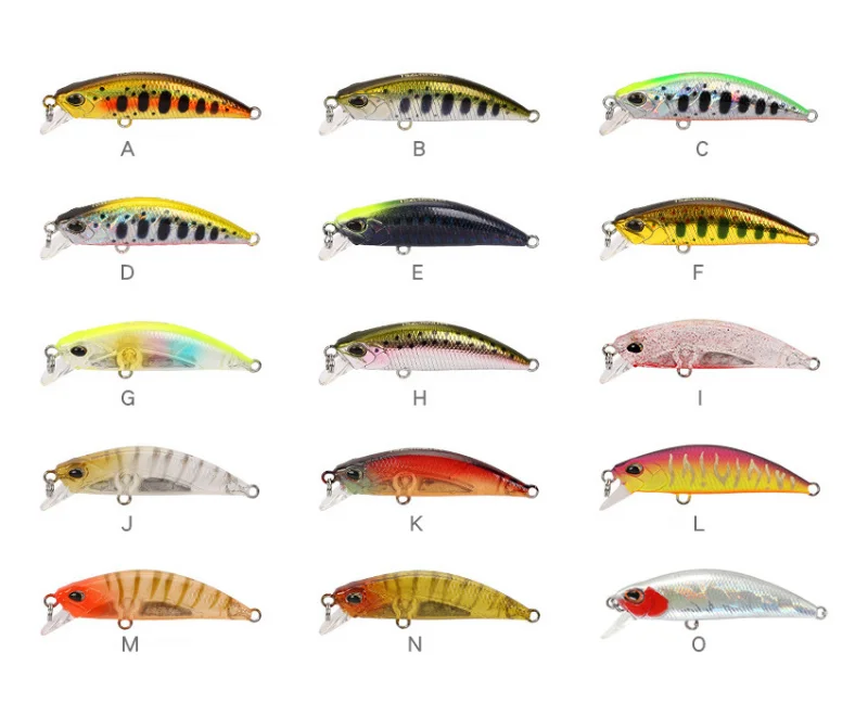 Señuelo de pesca Minnow 5g con diseño realista y colores variados