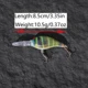 Señuelos Wobbler ABS para lucio y lubina, pesca de arrastre - imagen 5