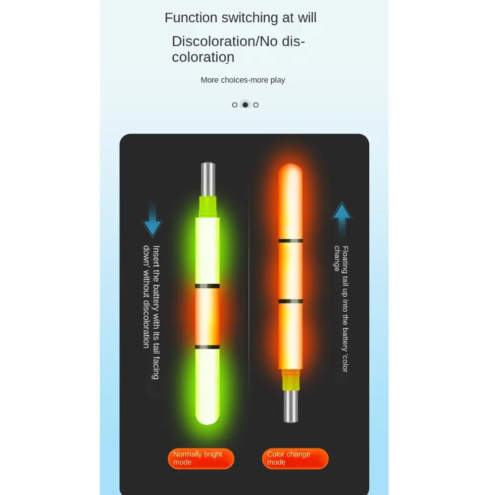 Caliente. Flotador de pesca electrónico con 3 luces