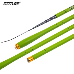 Goture Caña de pescar ultraligera fibra carbono – Portátil viaje carpa