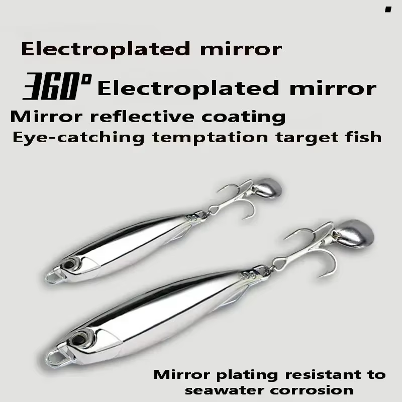 Señuelo de metal japonés para spinning – Aleación zinc, largo alcance - imagen 3