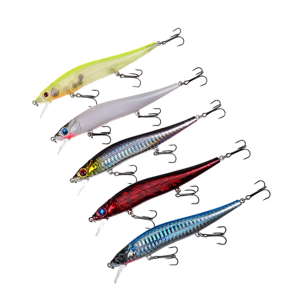 Señuelo minnow artificial – Crankbait duro para pesca de lucio - imagen 5
