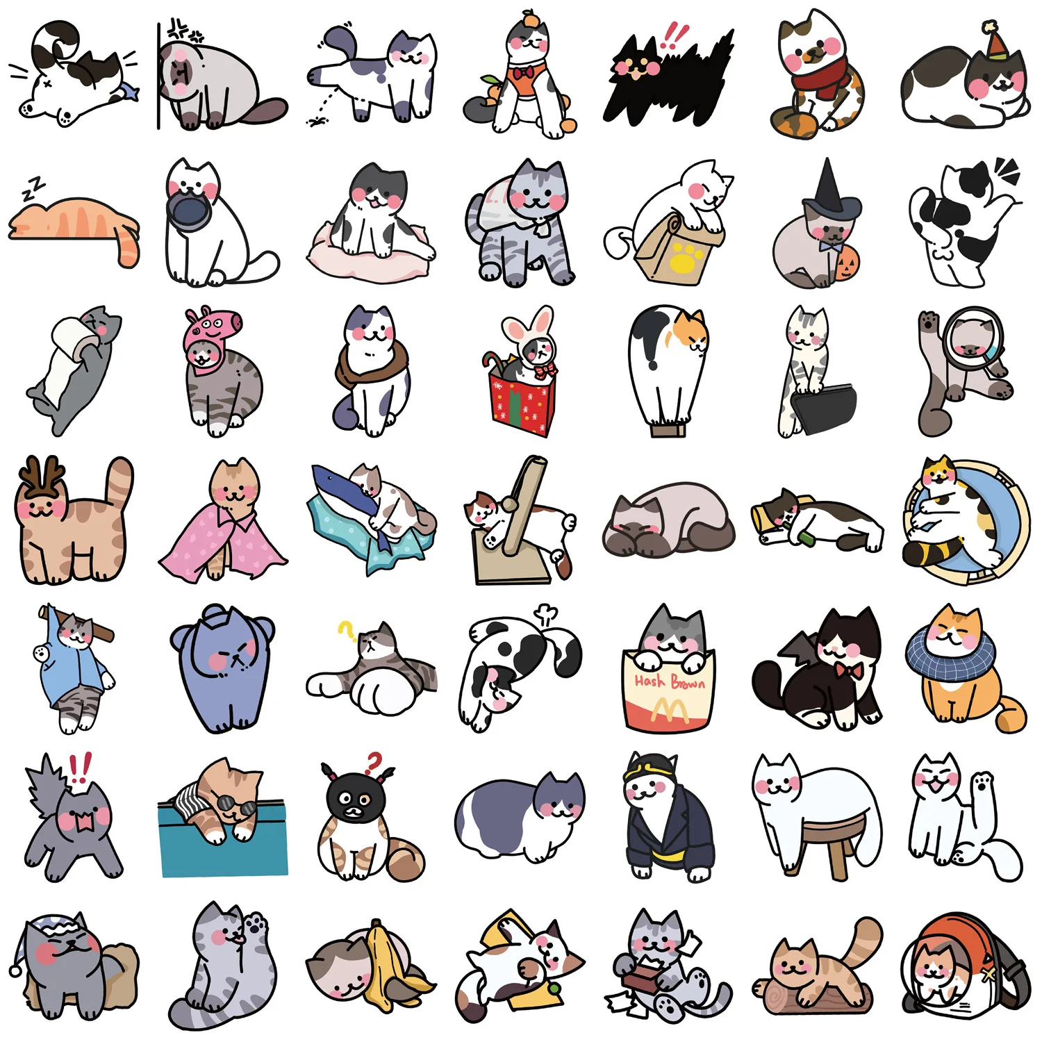 MRJIAANGSON gatos kawaii - muestra 3