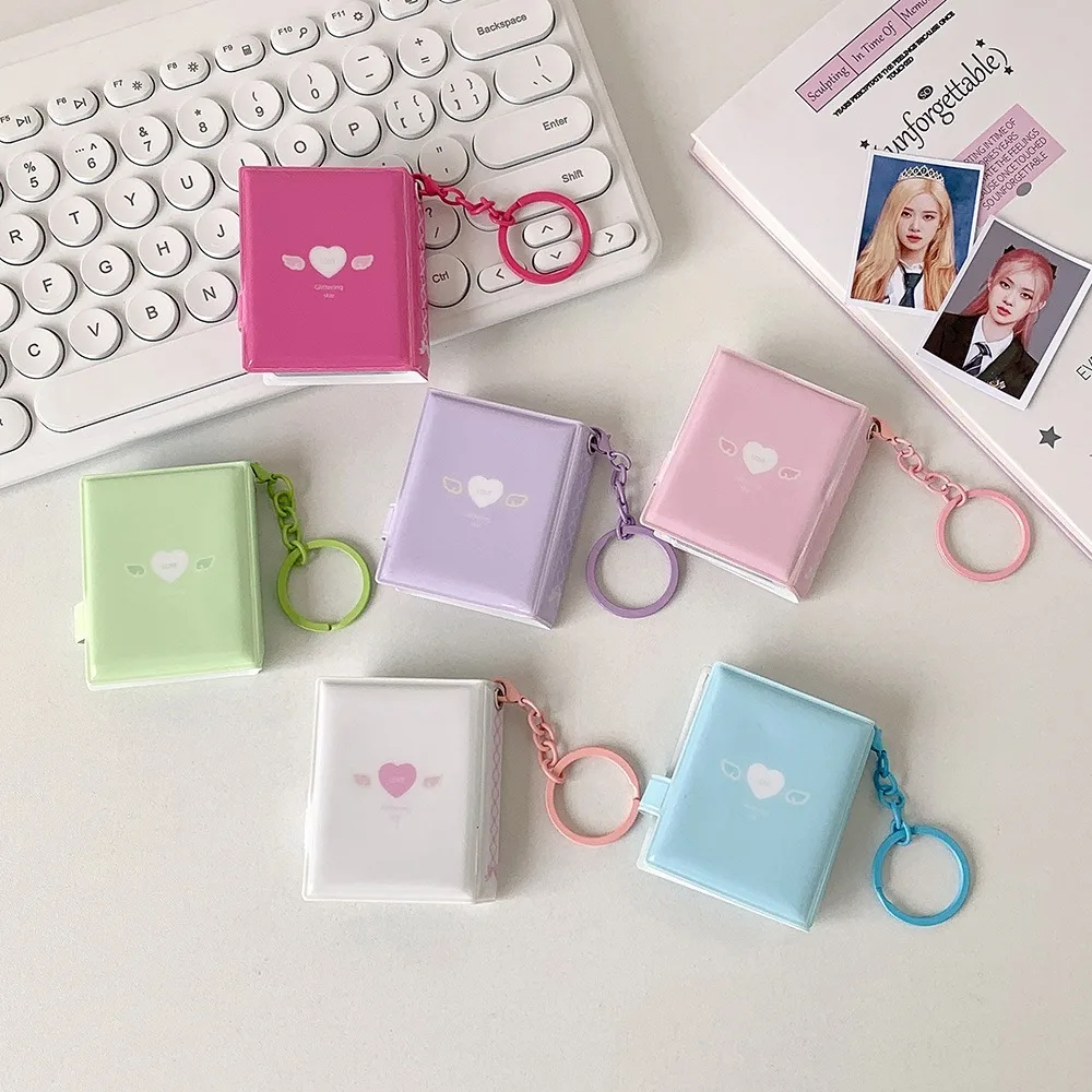 Álbum de fotos portátil con llavero y cierre a presión mariposa - imagen 2