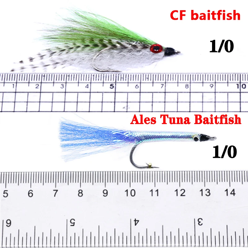 Señuelo mosca salada baitfish y crayfish para lubina, bonefish - imagen 4