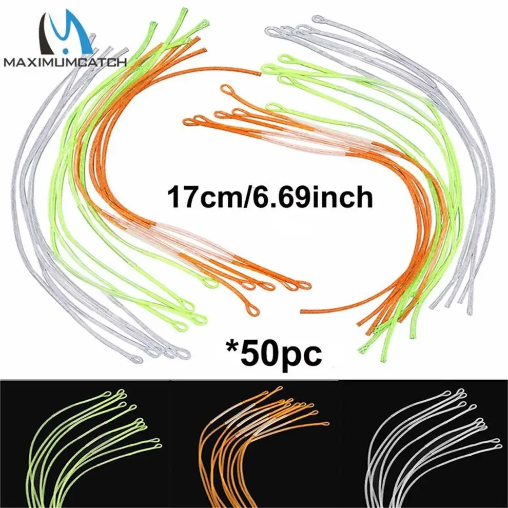 Conectores de bucle para línea de pesca con mosca trenzada MAXCATCH