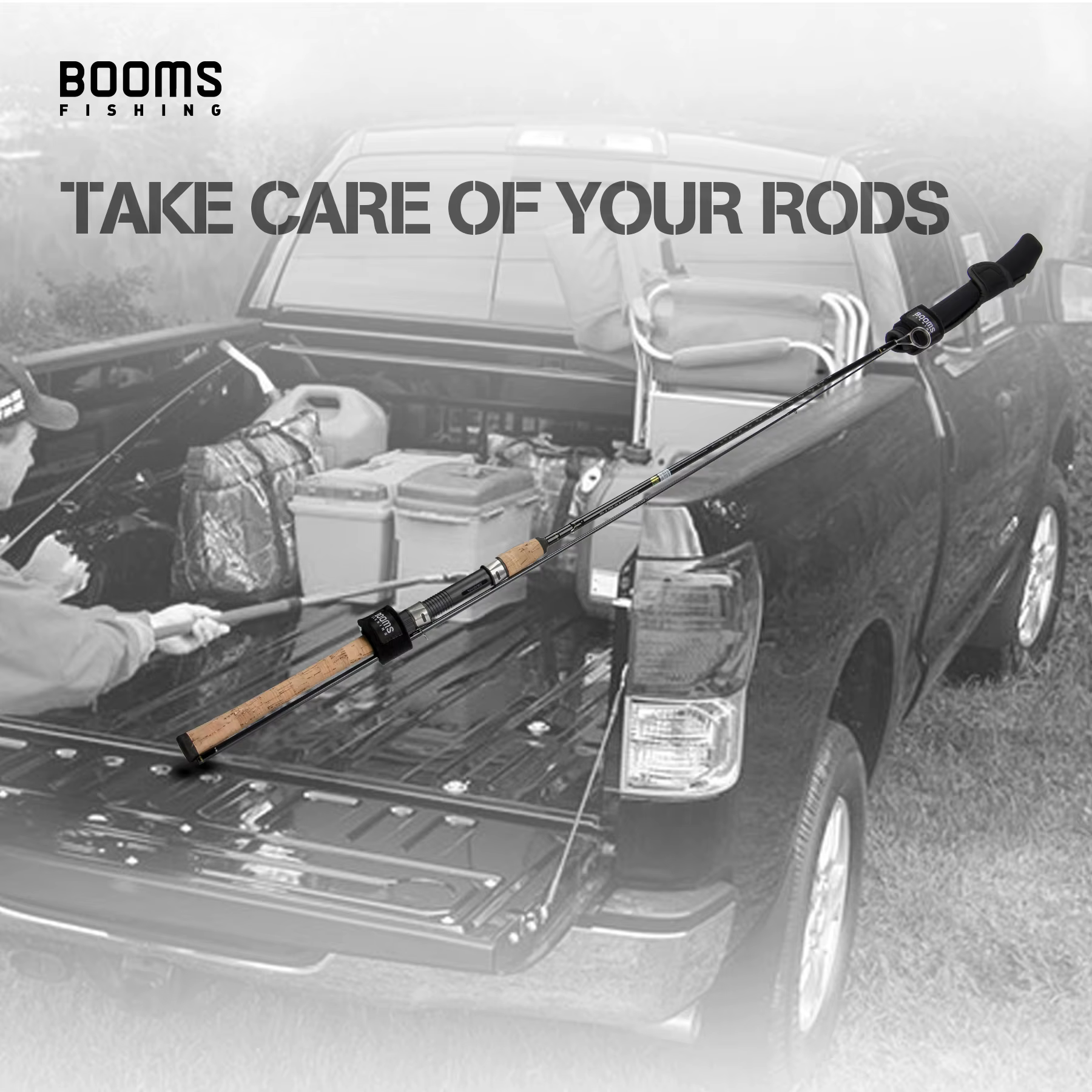 Booms RS5 Protector de cabeza de caña – Cinturón para mosca
