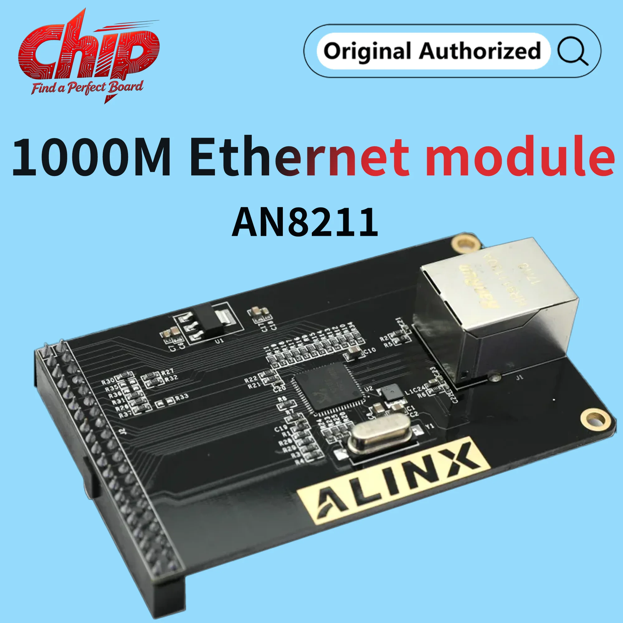 AeroPartsALINX AN8211 Módulo Ethernet Gigabit 1000M UDP para FPGA - imagen 5