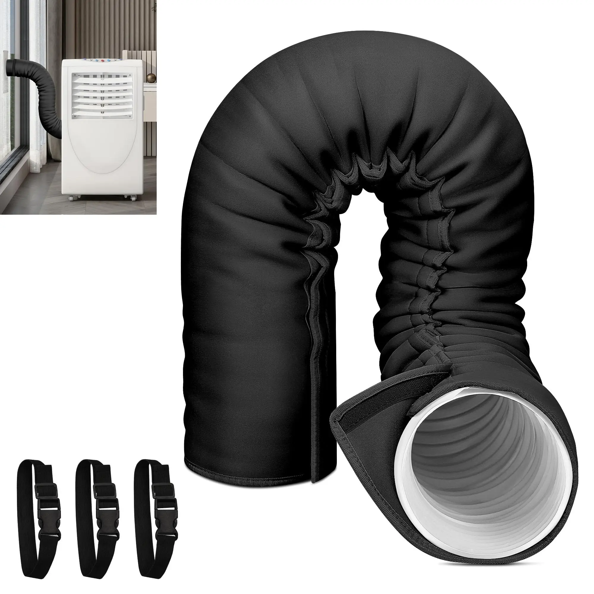 Funda aislante para manguera de aire acondicionado y ductos