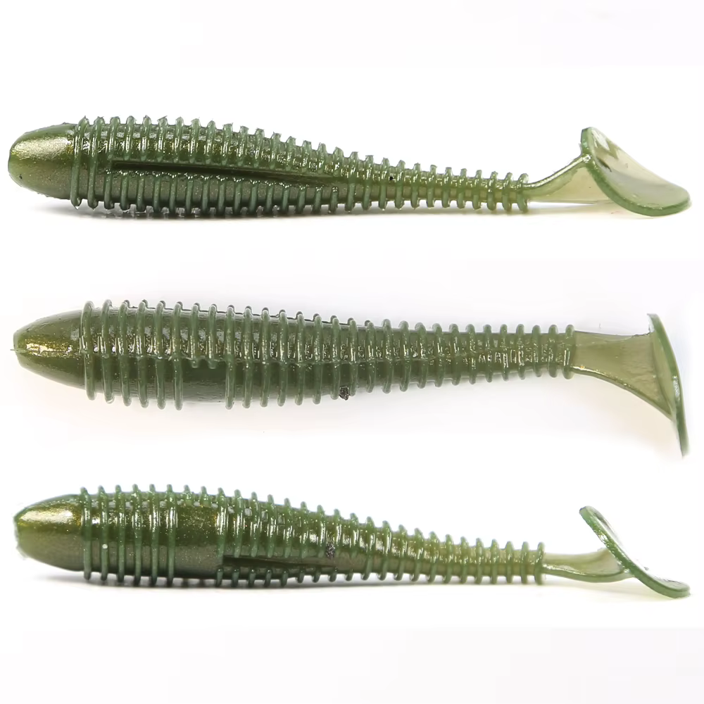 PEAK Señuelos blandos de silicona 5-7 cm pesca marina - Swimbait PVA - imagen 4