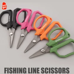 Señuelo artificial de fibra de vidrio y nailon para pesca marina