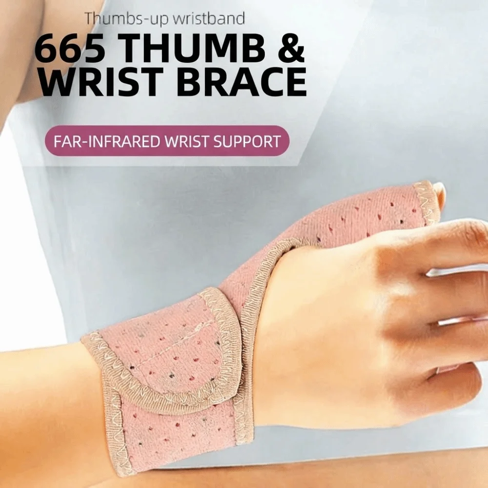 Soporte transpirable para muñeca envolvente, brazalete ajustable - imagen 3