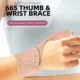 Soporte transpirable para muñeca envolvente, brazalete ajustable - imagen 3