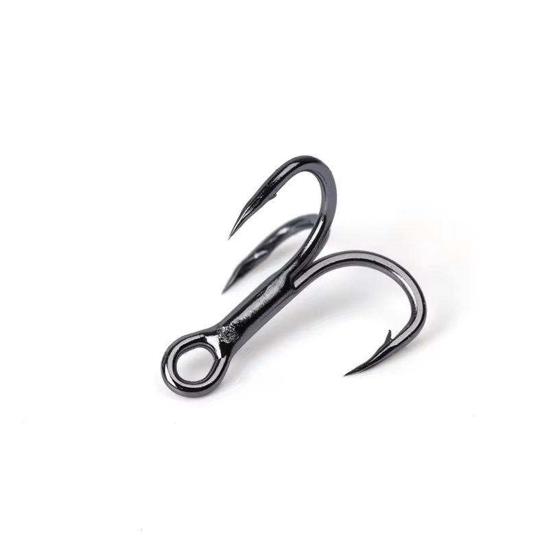 Ganchos triples OUTKIT ranura de sangre – Acero alto en carbono 10-18