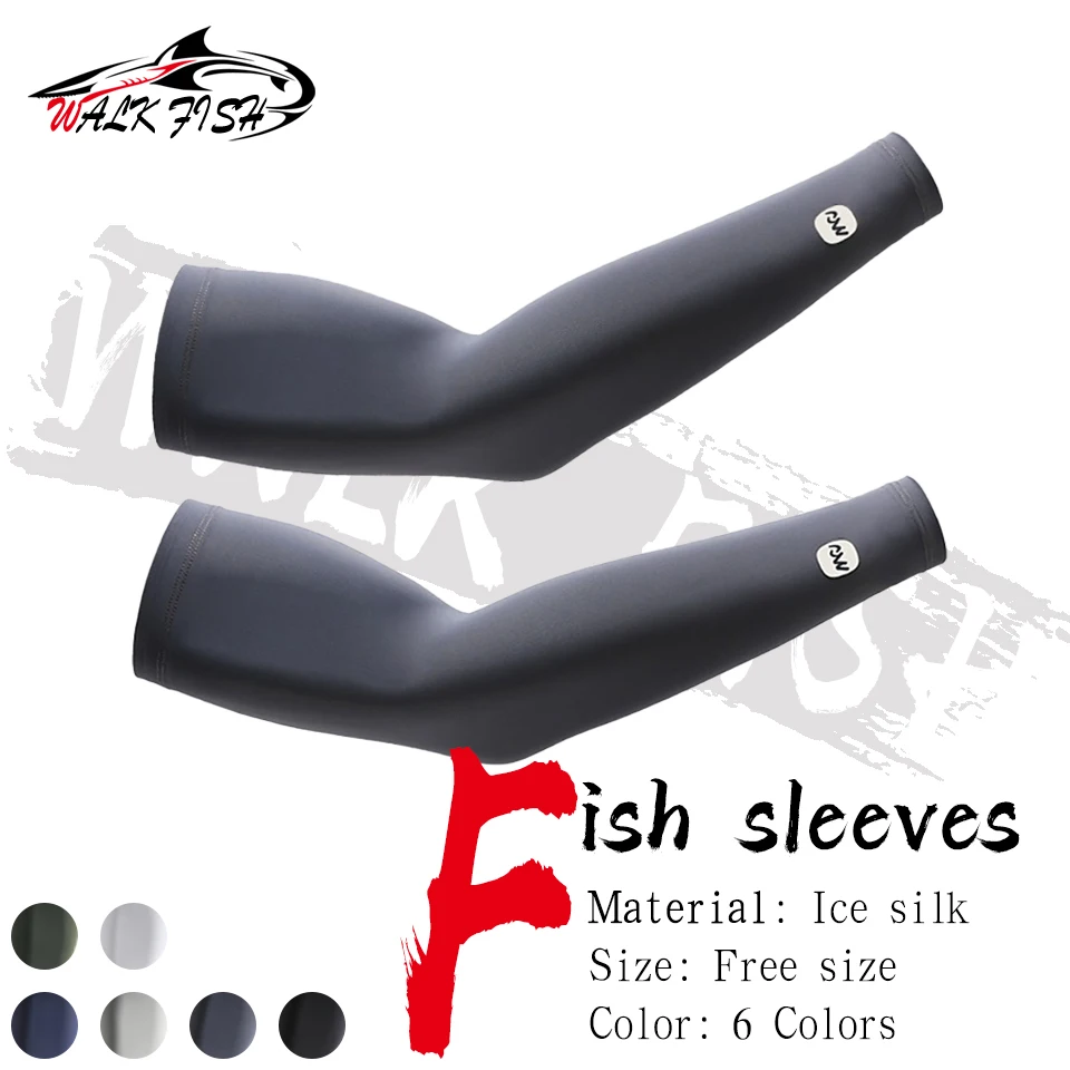 Mangas largas de seda helada Walk Fish para pesca y deportes al aire libre - imagen 2