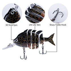 Crankbait Articulado Goture 14.5cm – Wobbler Duro para Lubina