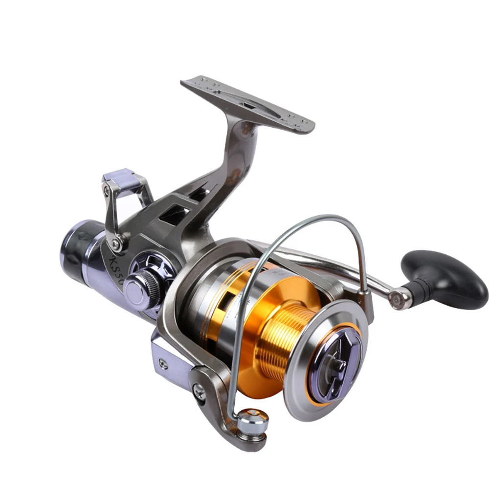 Carrete de pesca giratorio alta relación de engranajes aluminio - imagen 4