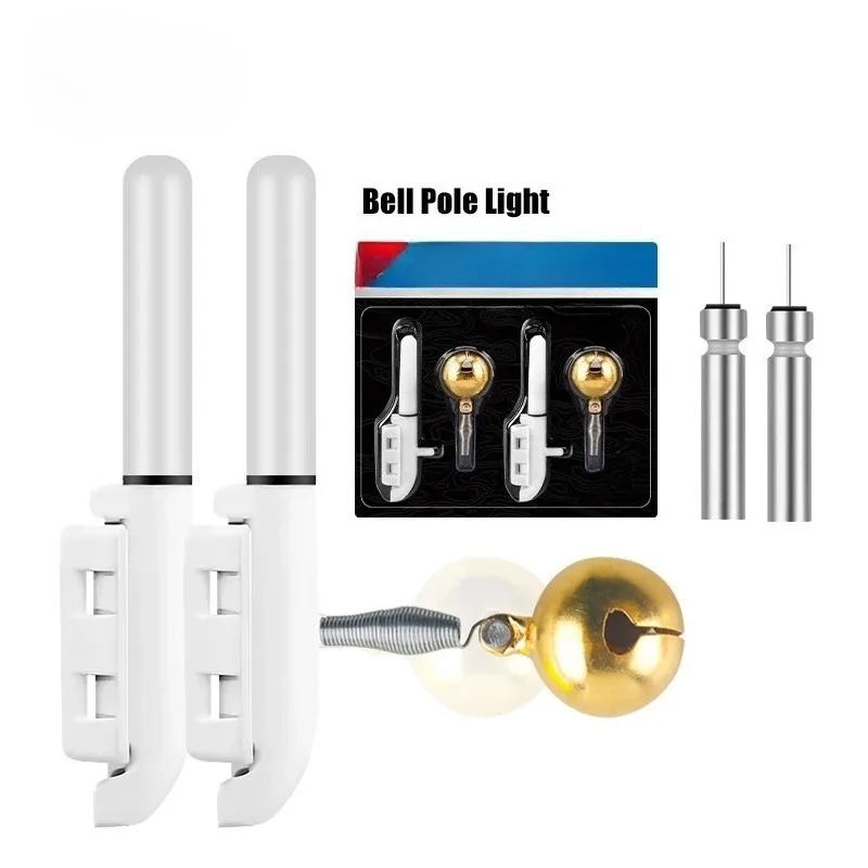 Luces LED para punta de caña y alarmas de picada nocturnas sensibles