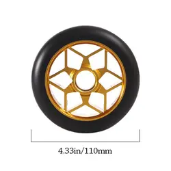 Ruedas Patinete Eléctrico 110mm Aleación Aluminio – Rodamientos Silent