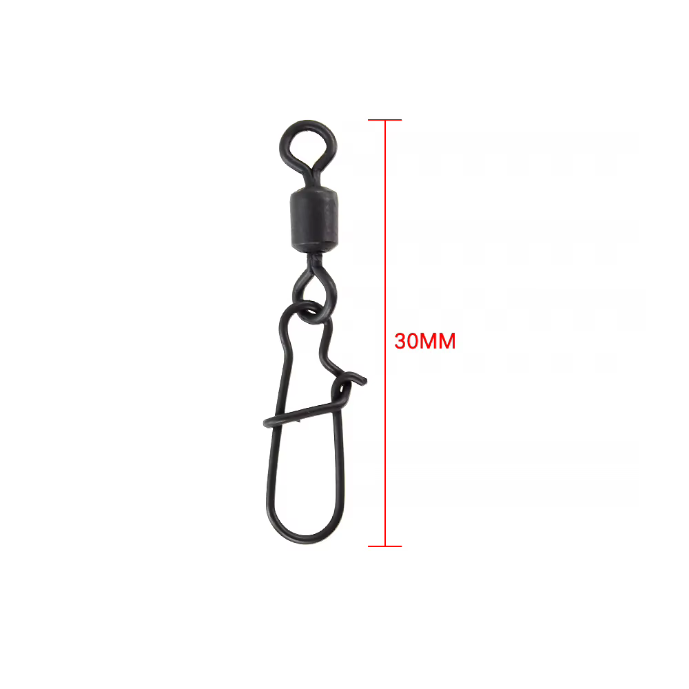 Giratorio Quick Change AG139 – Negro mate para pesca de carpa - imagen 4
