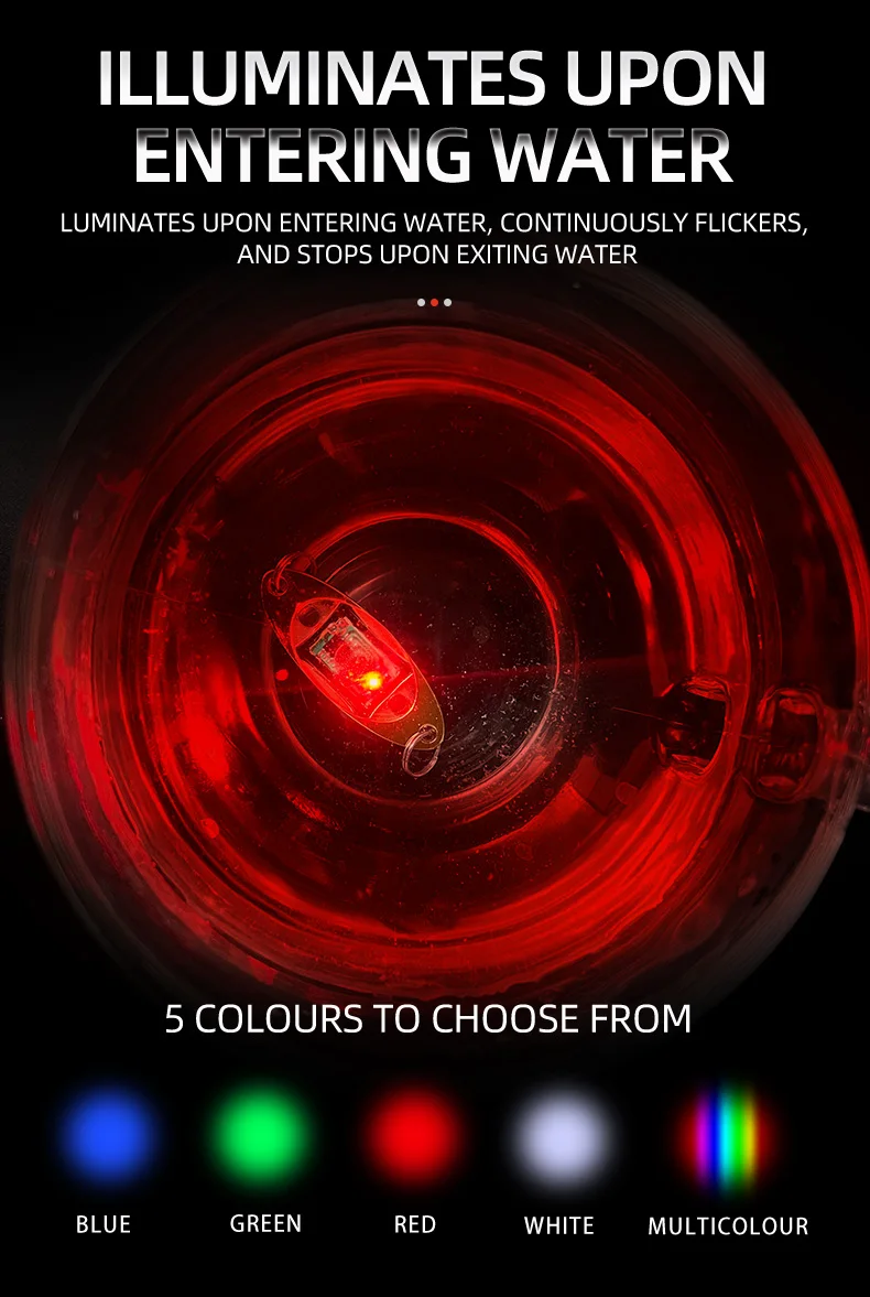 Herramienta de señuelo luminoso para atraer peces