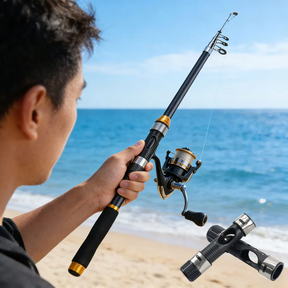 Base de fijación de rueda de poste ligera para pesca - imagen 5