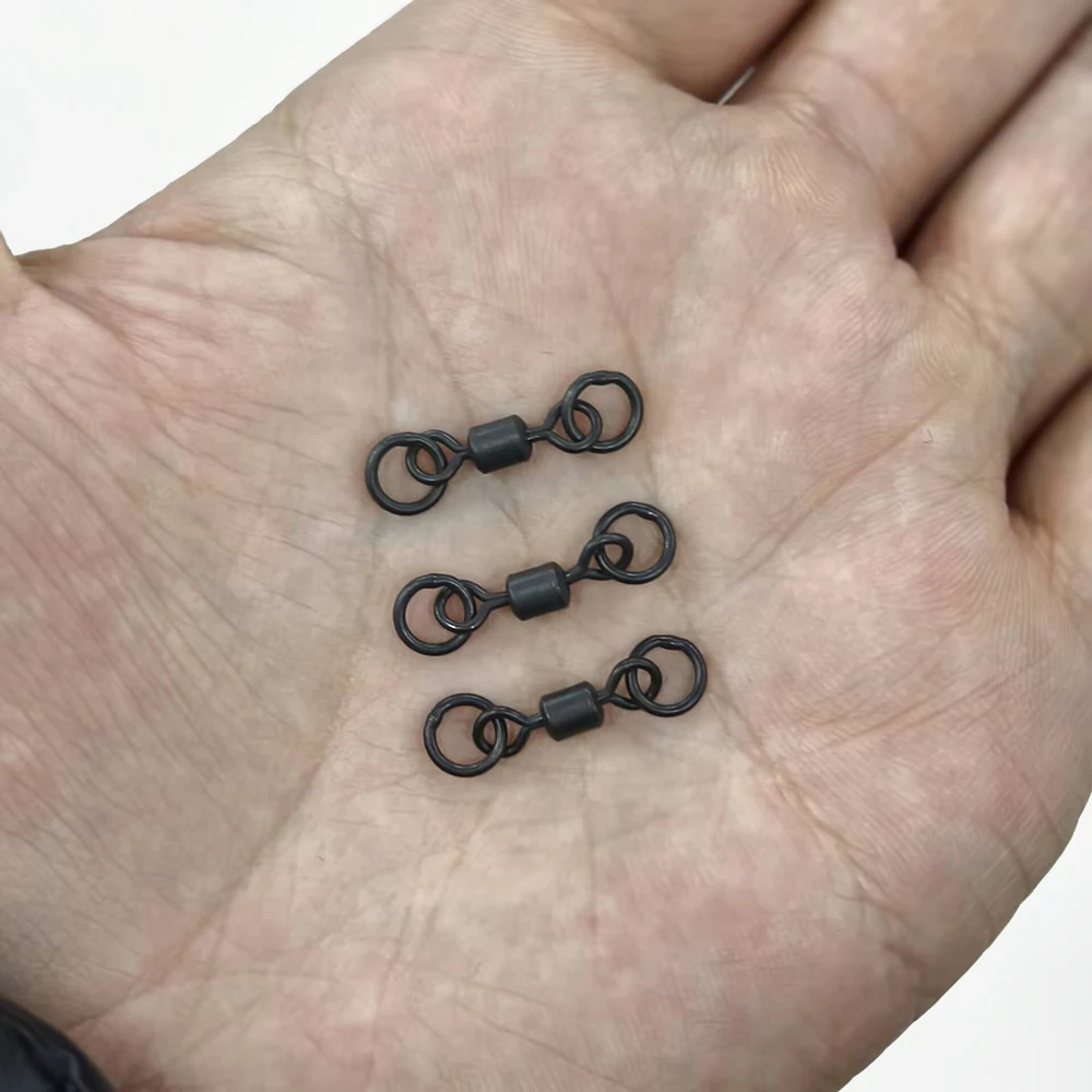 Conector giratorio de doble anillo para carpa – Accesorios pesca - imagen 5