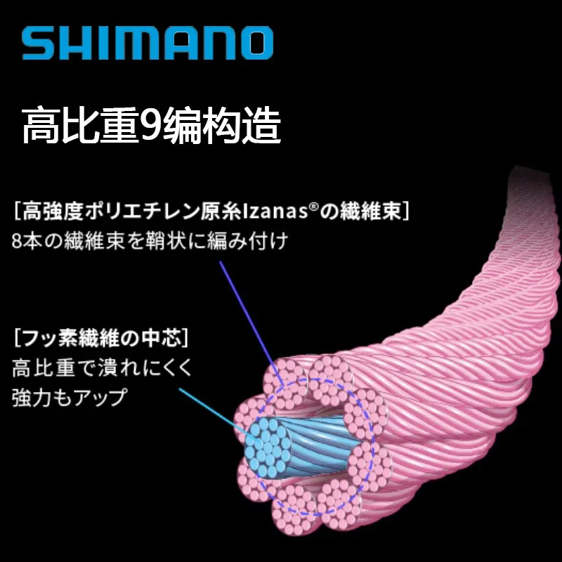 Línea de PE Hundible Shimano LD-M49Z/LD-M59Z – núcleo alta densidad - imagen 4