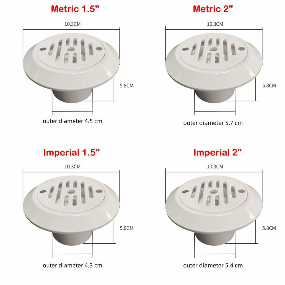 Boquilla de retorno para piscina SP1424 – ABS blanco - imagen 4