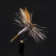 Vtwins Midge Adulto Mayfly Adams mosca seca marrón para trucha - imagen 2