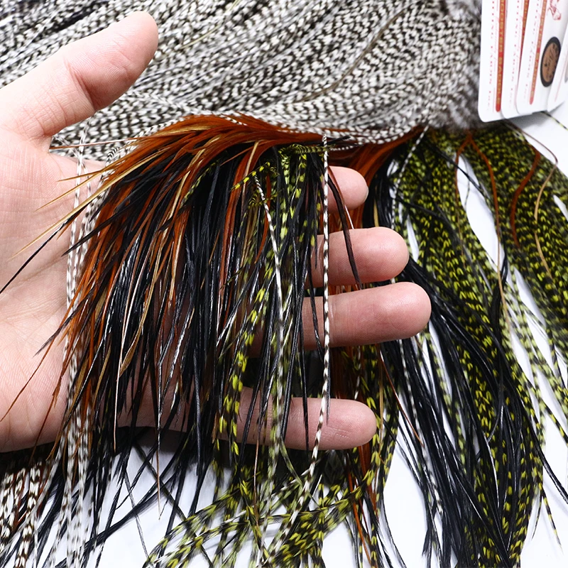 Plumas naturales y teñidas para atar moscas Midge – tamaño pequeño - imagen 4