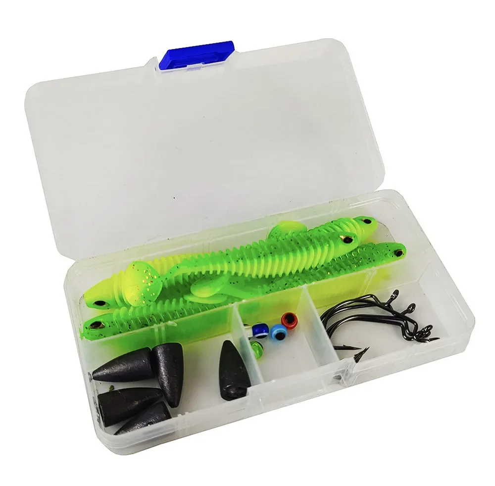 Anzuelos incluidos en el kit de pesca