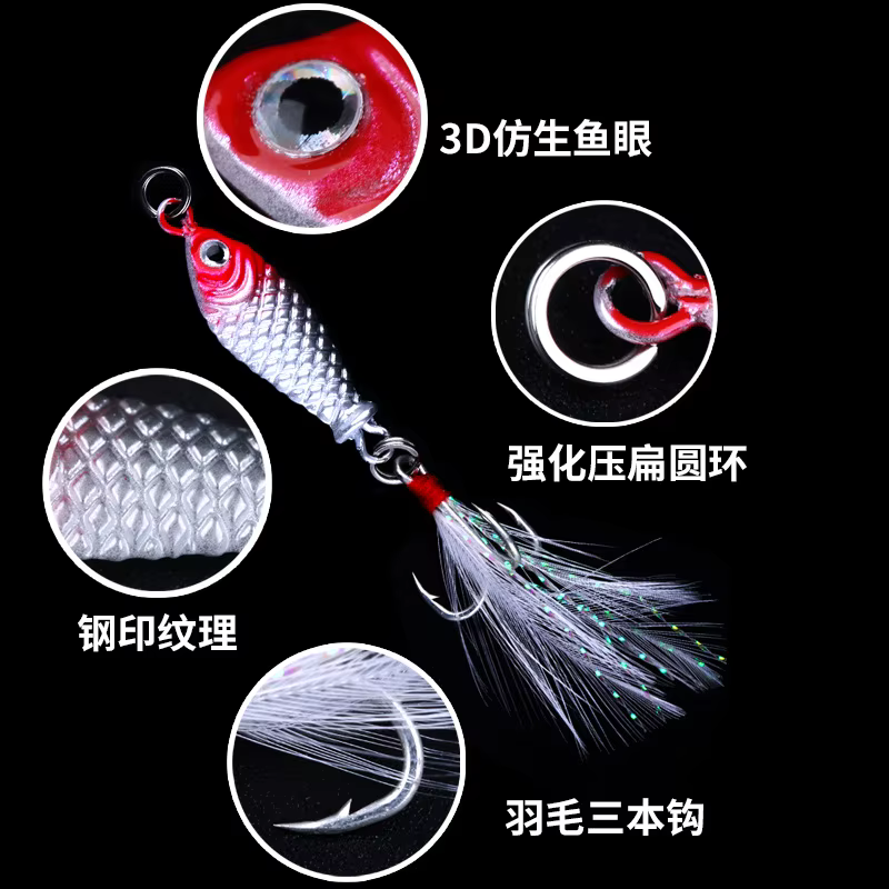 Sanbon Jig Head – Plomo con lentejuelas