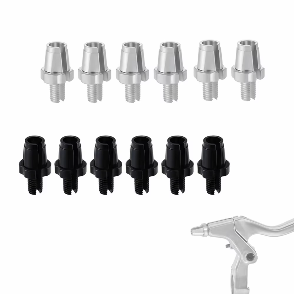 Tornillos freno bicicleta M7 – Aluminio negro y plateado - imagen 4