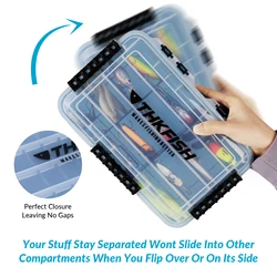THKFISH Caja de Pesca con aparejos, cebos y flotadores extraibles