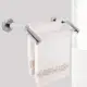 Toallero doble de acero inoxidable para baño de pared